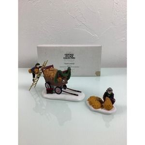 Vintage Dept 56 Heritage Village Collection Thatchers set of 3 figurines EUC